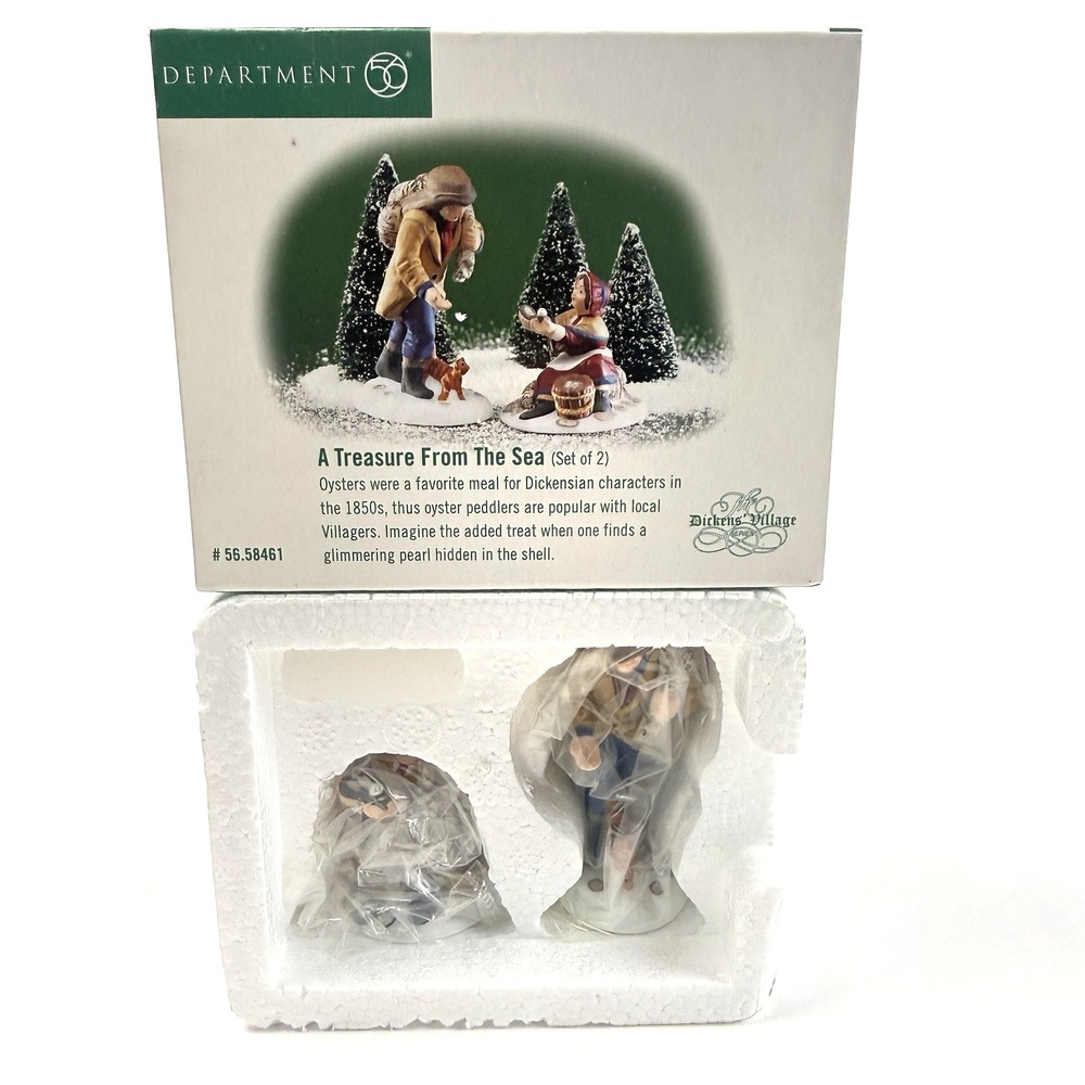 Dept 56 A Treasure From The Sea Dickens Village Collection Oyster Pearl 58461